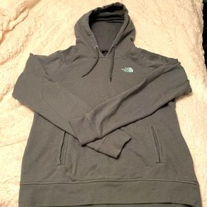 Heather Green North Face hoodie size Large